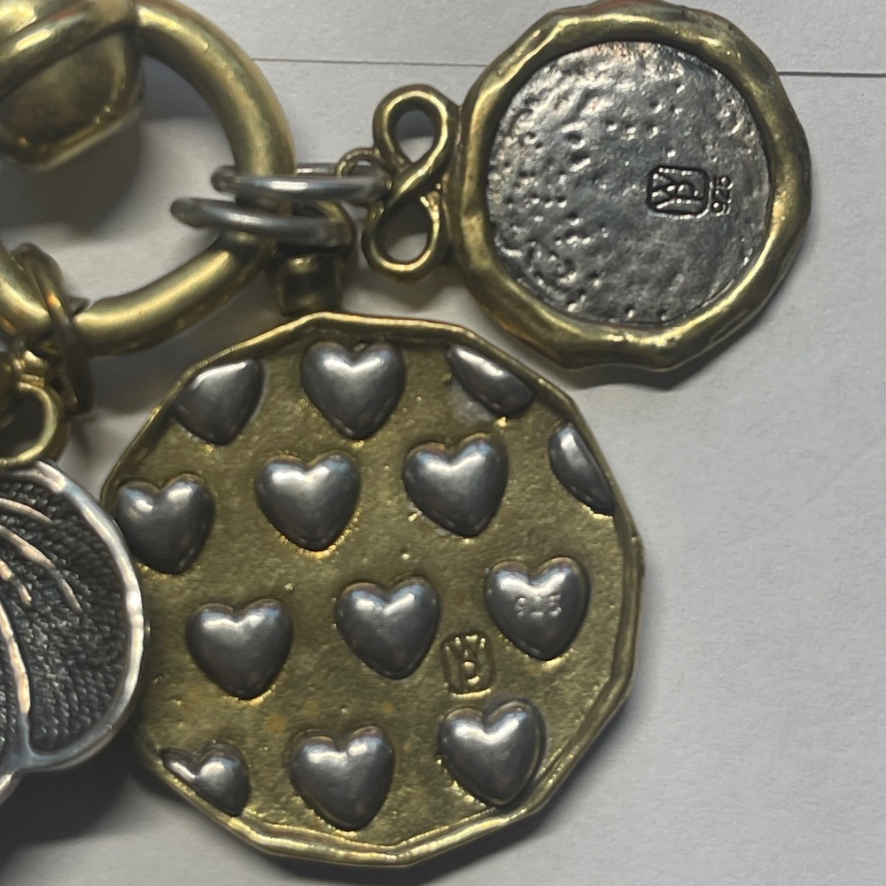 Waxing Poetic Charm Holder Necklace & 3 Charms - Picture 6 of 10